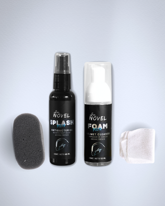 KIT LIMPIADOR DE CASCOS EN SECO CON ANTIBACTERIAL