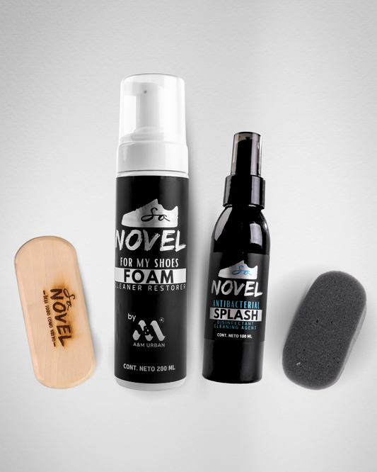 KIT LIMPIADOR DE TENIS EN SECO CON ANTIBACTERIAL