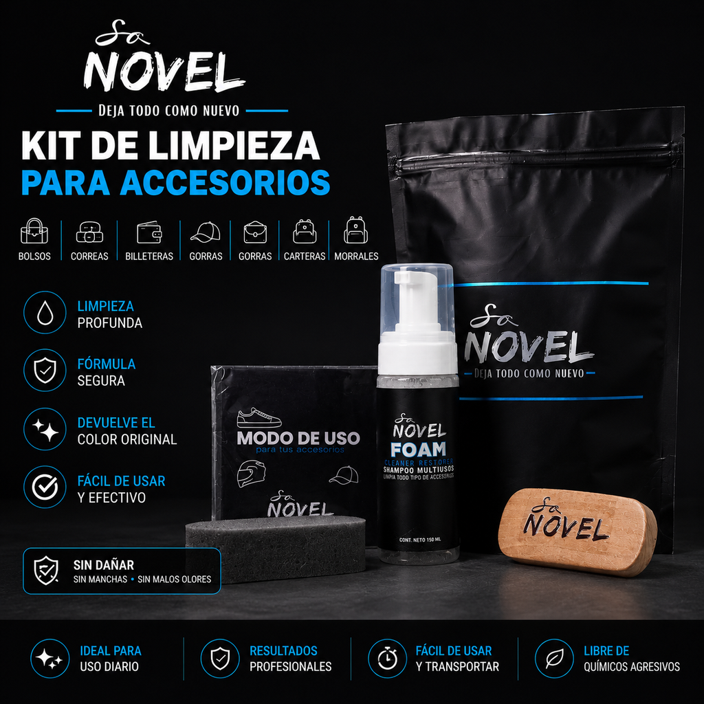KIT COMPLETO PARA TENIS Y ACCESORIOS