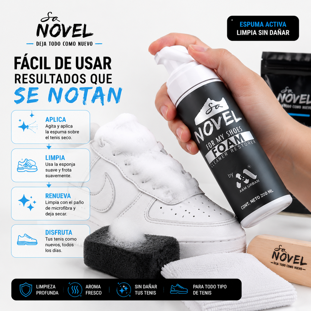 KIT LIMPIADOR DE TENIS EN SECO