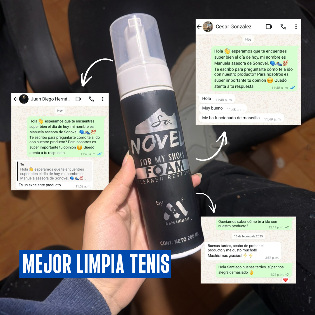KIT LIMPIADOR DE TENIS EN SECO CON ANTIBACTERIAL.